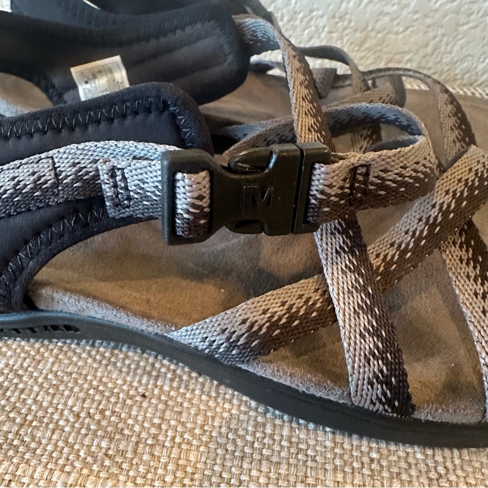 Merrell Black Charcoal Muri Lattice Sandals - Picture 7 of 13